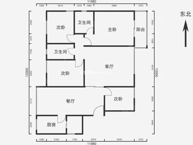 东泰花园一区户型图