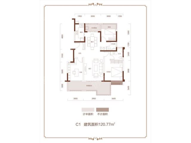 蓝光花田国际户型图