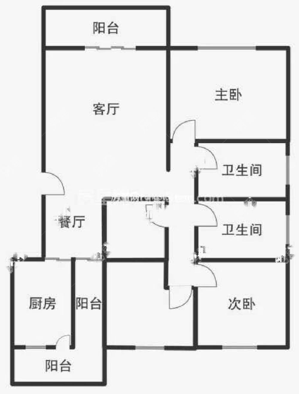 都铎城邦(云秀康园)户型图