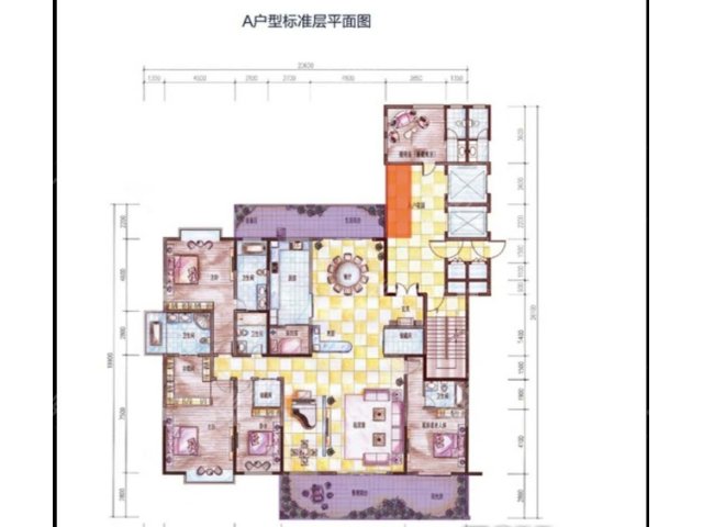兴冶国际 电梯入户(365平方)豪华大平层 三代人同居