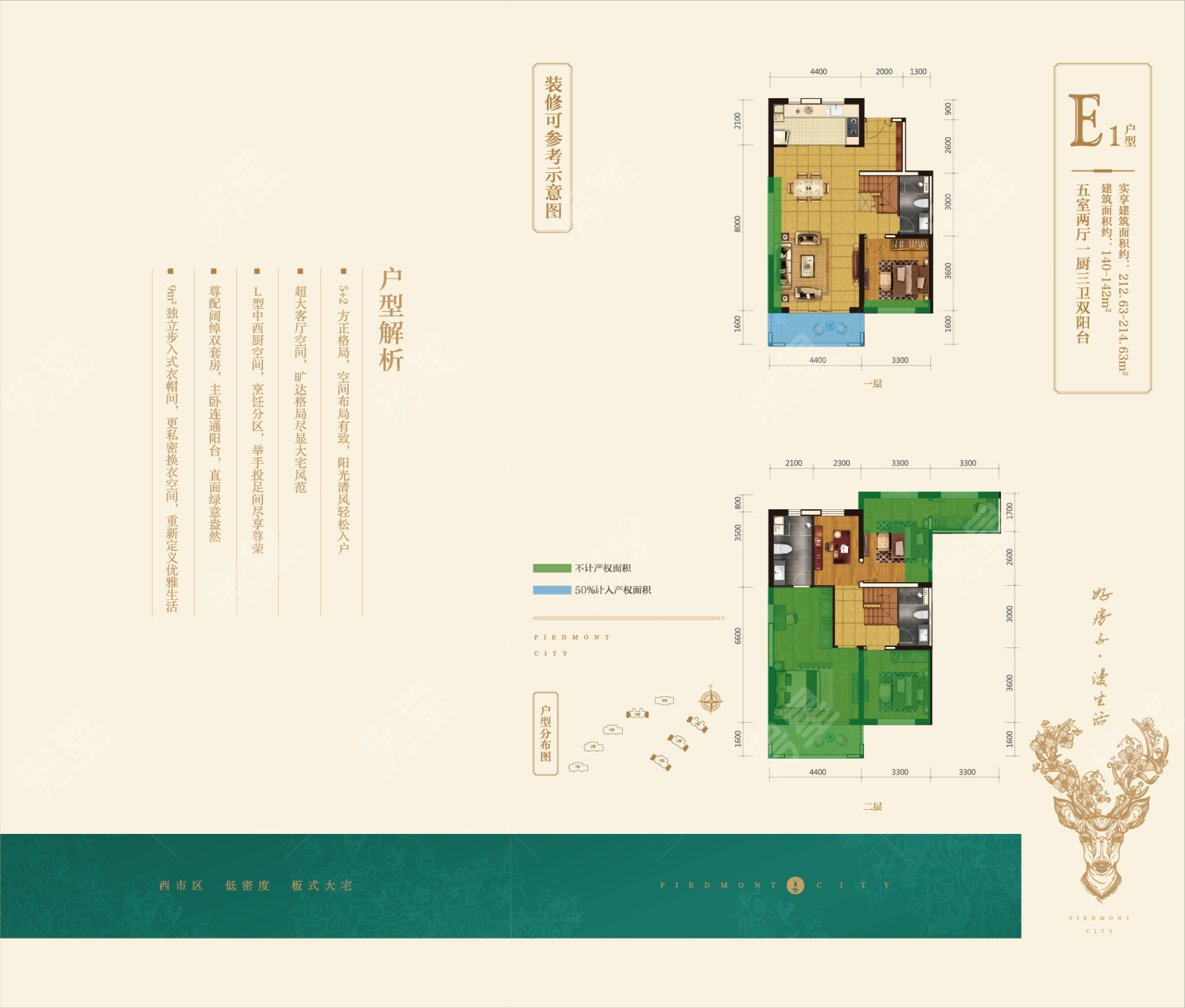 新希望白麓城户型图