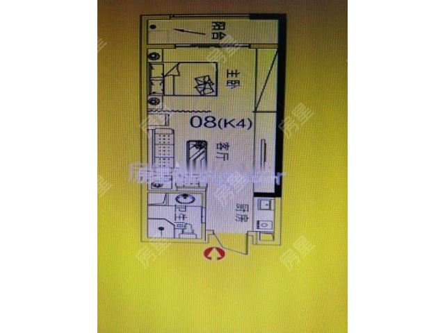 霖雨桥地铁站旁 一室一厅公寓,70年产权,13万首