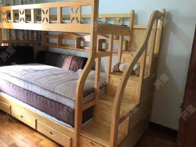 官南大道怡园小区精装三居室实际面积80平米