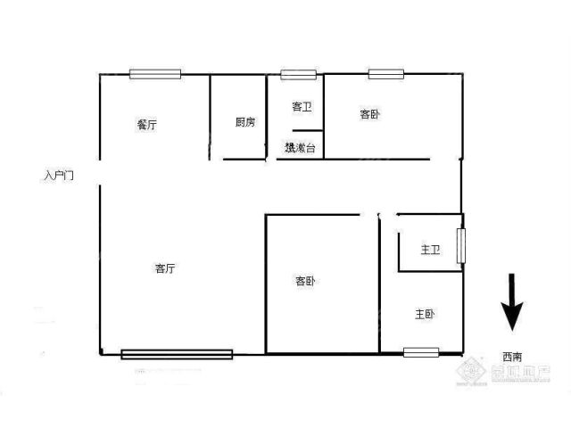 滇池路地 铁口 板式电梯房 90平米阁楼 急售 绿