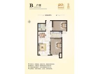 1室1廳1陽臺 禧瑞都戶型圖