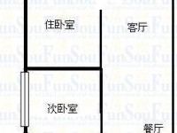 3室2廳1陽臺 花香四季戶型圖