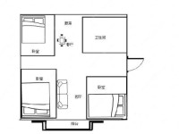 3室2廳1陽臺 陽光花園一期旭苑戶型圖