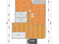 3室2廳1陽(yáng)臺(tái) 麗水雅苑戶型圖
