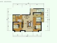 3室2廳1陽臺 春城慧谷B區(qū)戶型圖