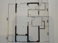 3室2廳1陽臺 潤城五福臨戶型圖
