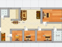 4室2廳1陽臺 東驤神駿一期戶型圖