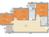 5室2廳2陽臺 龍湖水晶酈城戶型圖