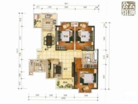 3室2廳2陽臺 南亞風(fēng)情第壹城星河苑戶型圖