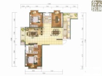 6室2廳2陽臺 南亞風情第壹城星河苑戶型圖