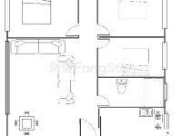4室2廳1陽臺(tái) 南苑小區(qū)金樂園戶型圖