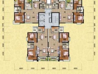 3室2廳1陽臺(tái) 第三城丹槿園戶型圖