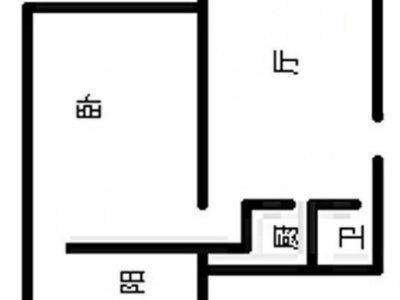 1室1廳1陽臺 新亞洲星澤園戶型圖