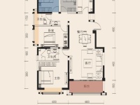 4室2廳2陽臺(tái) 筑友雙河灣行知苑戶型圖