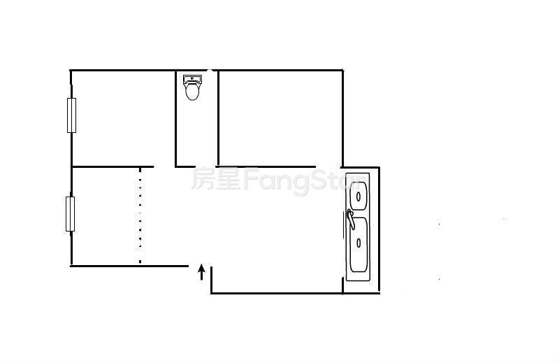 3室2廳1陽臺 石井小區(qū)戶型圖