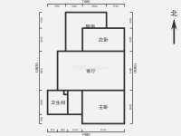 2室2廳2陽(yáng)臺(tái) 藍(lán)山數(shù)碼戶型圖