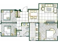 5室2廳2陽(yáng)臺(tái) 格拉斯香水小鎮(zhèn)戶(hù)型圖