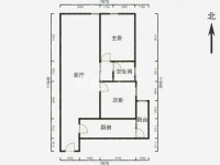 2室2廳 萬彩城一期戶型圖