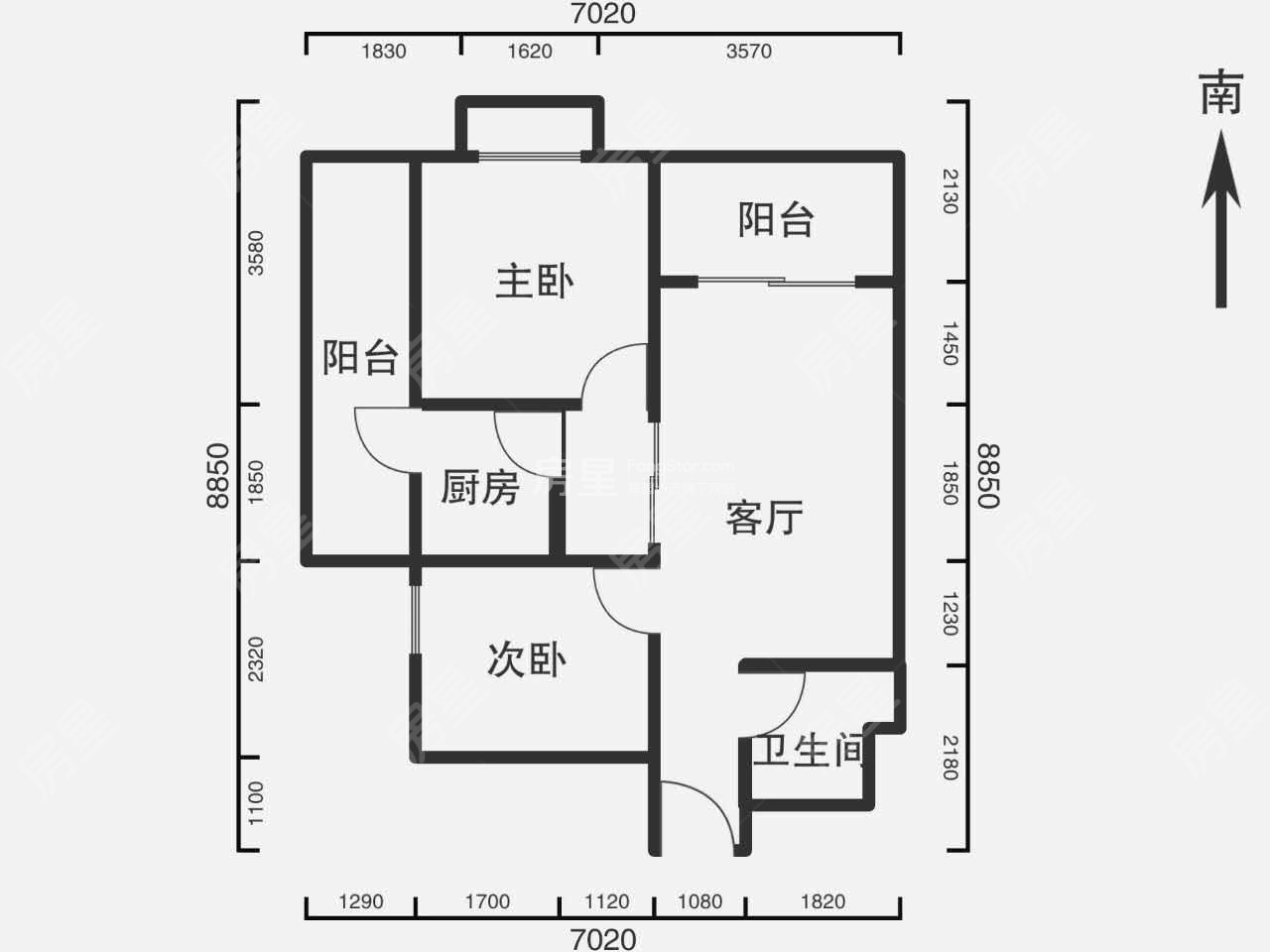 昆明天骄北麓户型图图片