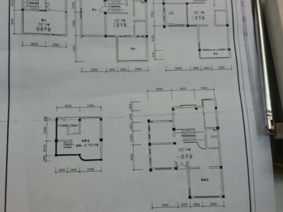 5室3廳3陽臺 時代風(fēng)華二期別墅戶型圖