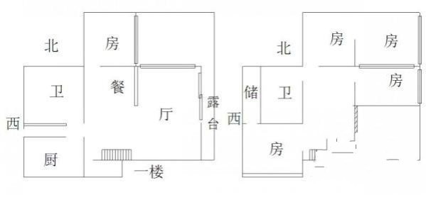 5室3廳2陽臺 金色家園銳空間戶型圖