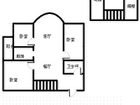 3室2廳1陽(yáng)臺(tái) 美璟欣城戶型圖