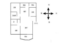3室2廳1陽臺 人與自然戶型圖