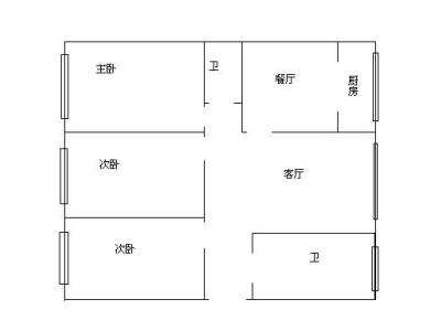 3室2廳1陽臺 西昌花園