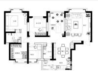3室2廳2陽臺(tái) 麗水雅苑戶型圖