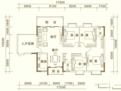 4室2廳1陽(yáng)臺(tái) 社會(huì)科學(xué)院宿舍(氣象路133號(hào))