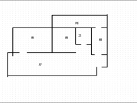 2室2廳1陽(yáng)臺(tái) 金呈北泰花園戶型圖