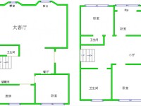 2室2廳1陽臺 中央麗城戶型圖