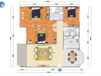 3室2廳1陽(yáng)臺(tái) 金實(shí)小區(qū)耀實(shí)園戶型圖