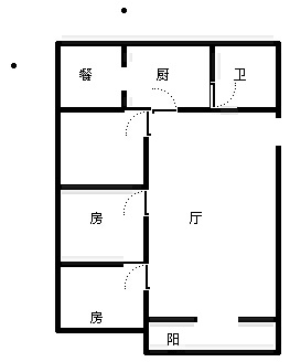 4室2厅1阳台 金玉缘户型图
