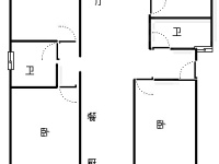 3室2廳 五華金盾小區(qū)戶型圖