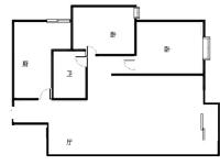 1室1廳1陽臺 經(jīng)典雙城一期戶型圖