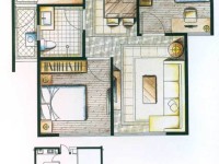 3室2廳1陽臺 南亞未來城戶型圖