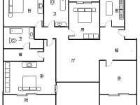 4室2廳2陽臺(tái) 新亞洲星云園戶型圖