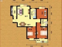 4室2廳1陽臺 保利中心戶型圖