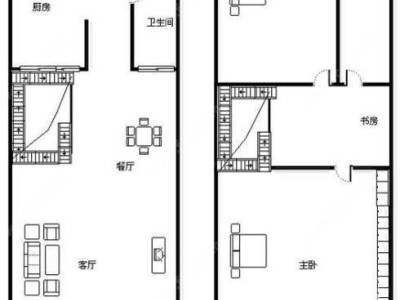 4室2厅1阳台 86街公寓U2公寓户型图
