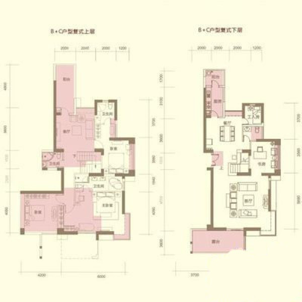 3室2厅1阳台 金利园户型图