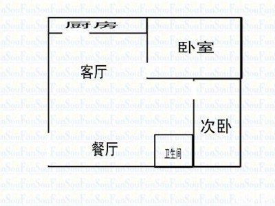 2室2厅2阳台 春苑公交公司宿舍户型图
