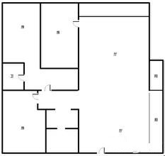 3室2厅2阳台 金呈北泰花园户型图