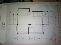 3室2廳2陽臺 美麗新世界戶型圖