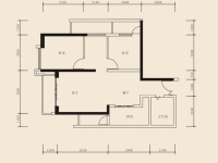 3室2廳1陽臺 經(jīng)典雙城二、三期戶型圖