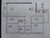 3室2廳2陽臺 潤城二區(qū)戶型圖